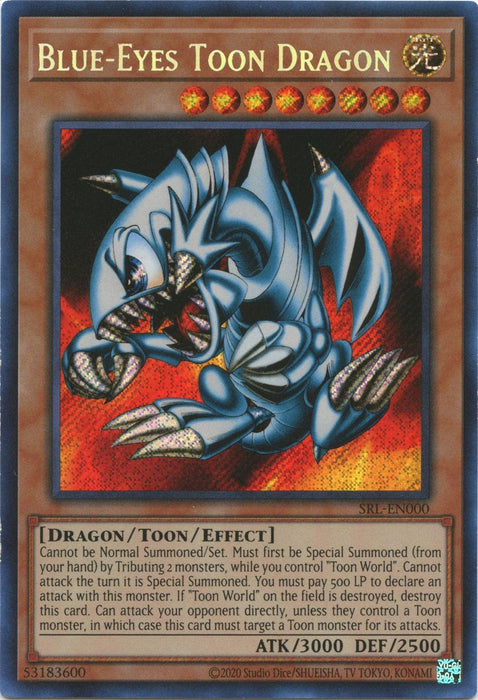 Blue-Eyes Toon Dragon (25th Anniversary) [SRL-EN000] Secret Rare - for just $12.70! 