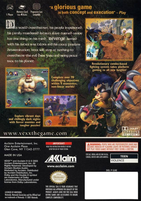 Vexx – GameCube (GC) - for just $31.99! 