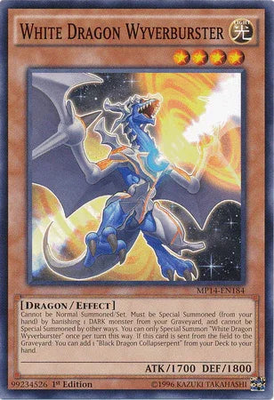 White Dragon Wyverburster [MP14-EN184] Common - for just $0.10! 