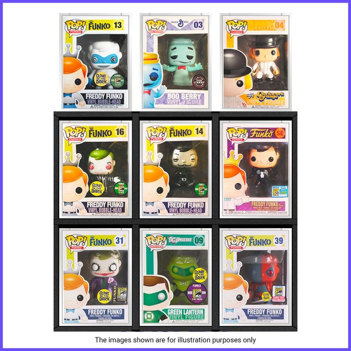 GRAIL KUBBIE BLACK (3x2) - In Box Display Case for Funko Pops in Acrylic Pop Shield Armor (Cardboard) - for just $34.99! 