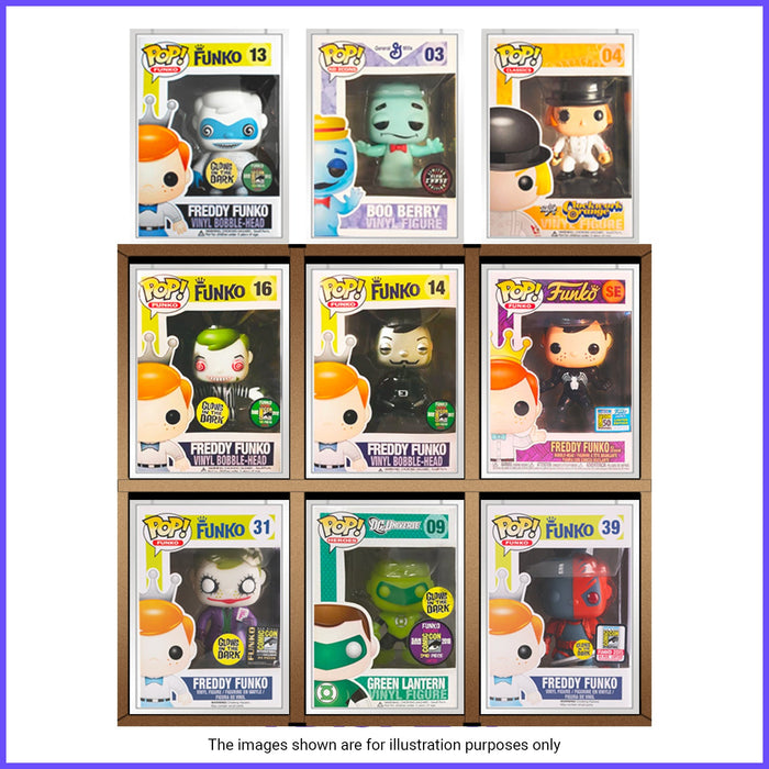 GRAIL KUBBIE BROWN (3x2) - In Box Display Case for Funko Pops in Acrylic Pop Shield Armor (Cardboard) - for just $22.50! 