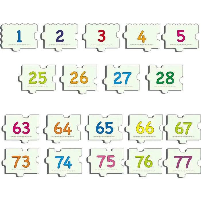 1 to 100 Numbers 100 Piece Tray Jigsaw Puzzle Larsen - for just $11.99! 