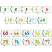 1 to 100 Numbers 100 Piece Tray Jigsaw Puzzle Larsen - for just $11.99! 