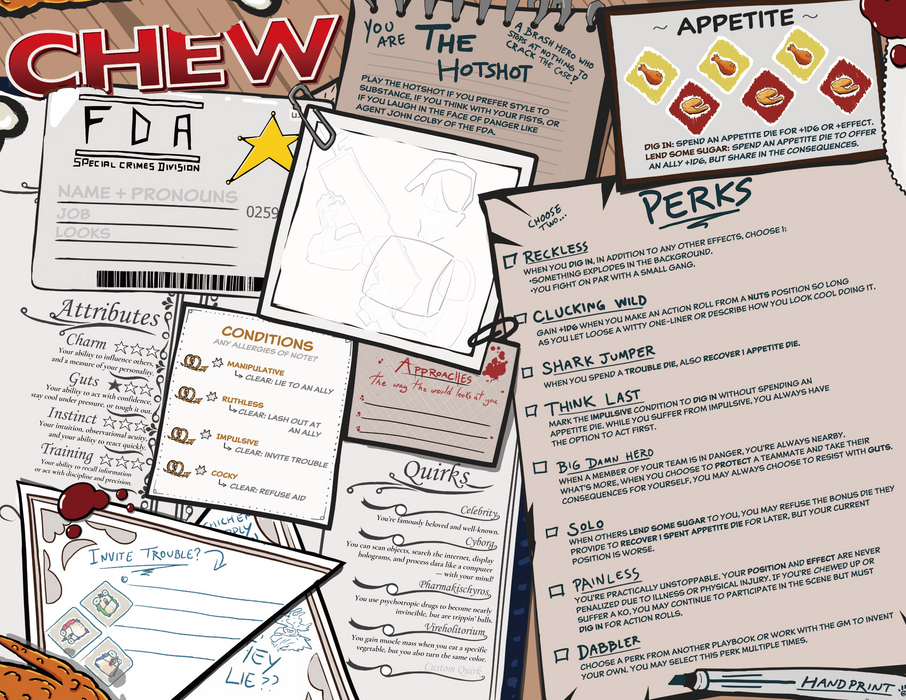 CHEW: Character Menus (RPG Supplement) - for just $14.99! 
