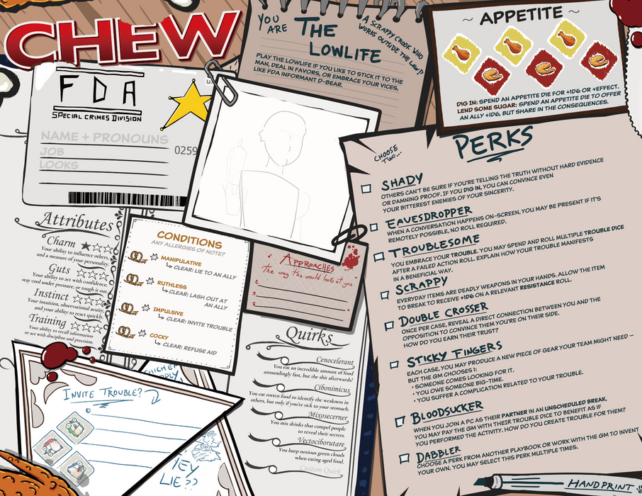 CHEW: Character Menus (RPG Supplement) - for just $14.99! 