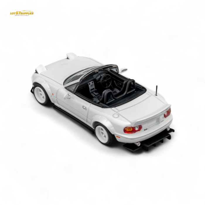 Microturbo Custom MX5 Rocket Bunny Metallic White 1:64 - for just $37.99! 