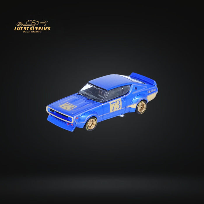 Inno64 Nissan Skyline 2000 GT-R (KPGC10) in Racing Concept Blue 1:64 IN64-KPGC110RC-BLU - for just $24.99! 