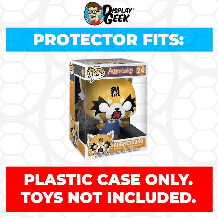 Pop Protector for 10 inch Aggretsuko Rage #24 Jumbo Funko Pop - Just $16.99! Shop now at Retro Gaming of Denver