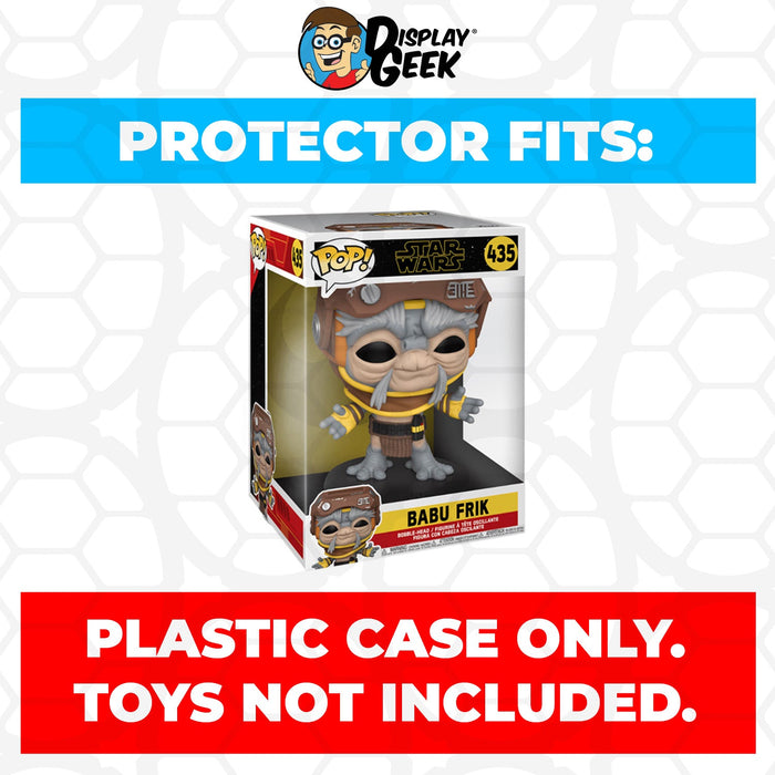 Pop Protector for 10 inch Babu Frik #435 Jumbo Funko Pop - Just $16.99! Shop now at Retro Gaming of Denver