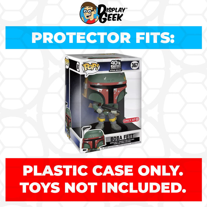 Pop Protector for 10 inch Boba Fett #367 Jumbo Funko Pop - Just $16.99! Shop now at Retro Gaming of Denver