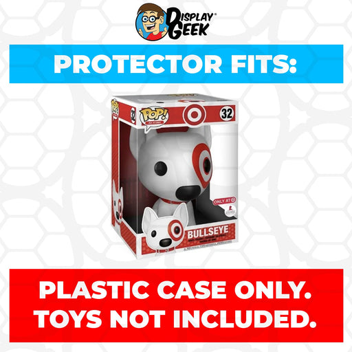 Pop Protector for 10 inch Bullseye Target #32 Jumbo Funko Pop - Just $16.99! Shop now at Retro Gaming of Denver