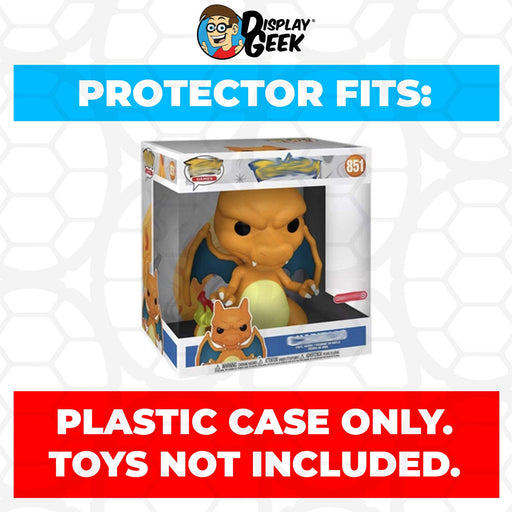 Pop Protector for 10 inch Charizard #851 Jumbo Funko Pop - for just $17.99! 