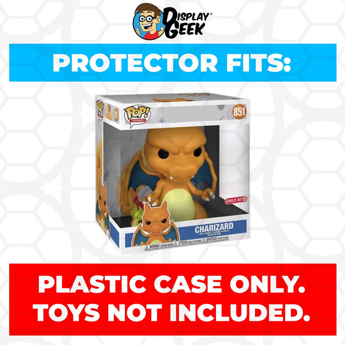 Pop Protector for 10 inch Charizard #851 Jumbo Funko Pop - Just $17.99! Shop now at Retro Gaming of Denver