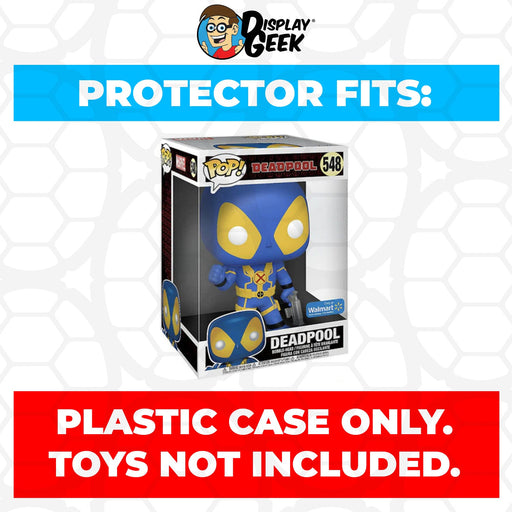 Pop Protector for 10 inch Deadpool Movie Blue & Yellow #548 Jumbo Funko Pop - Just $16.99! Shop now at Retro Gaming of Denver