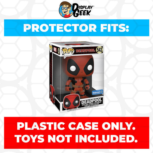 Pop Protector for 10 inch Deadpool Two Swords Red #543 Jumbo Funko Pop - Just $16.99! Shop now at Retro Gaming of Denver