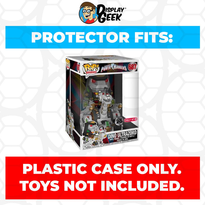 Pop Protector for 10 inch Dino Ultrazord #687 Jumbo Funko Pop - Just $16.99! Shop now at Retro Gaming of Denver