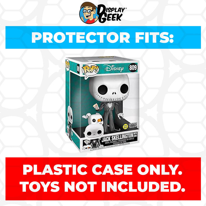 Pop Protector for 10 inch Jack Skellington with Zero #809 Jumbo Funko Pop - Just $16.99! Shop now at Retro Gaming of Denver