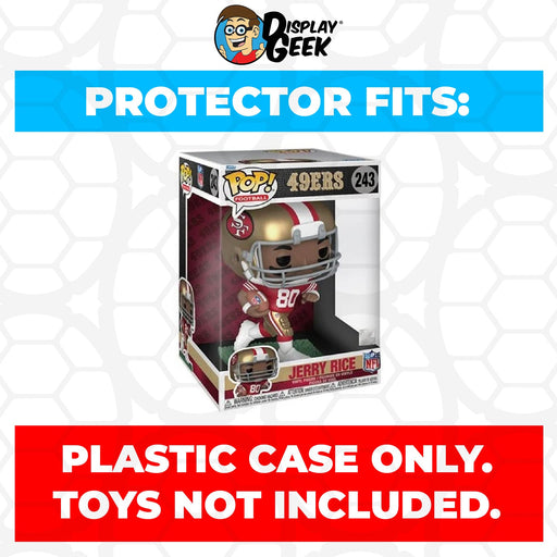 Pop Protector for 10 inch Jerry Rice #243 Jumbo Funko Pop - Just $16.99! Shop now at Retro Gaming of Denver