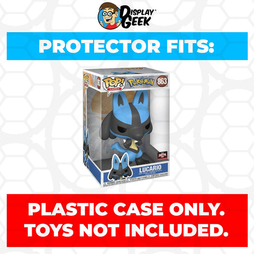 Pop Protector for 10 inch Lucario #863 Jumbo Funko Pop - for just $16.99! 