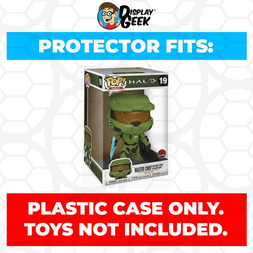 Pop Protector for 10 inch Master Chief with Energy Sword #19 Jumbo Funko Pop - Just $16.99! Shop now at Retro Gaming of Denver