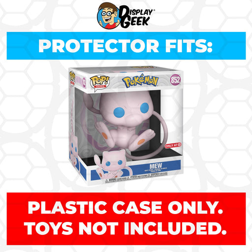 Pop Protector for 10 inch Mew #852 Jumbo Funko Pop - Just $17.99! Shop now at Retro Gaming of Denver