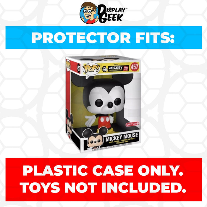 Pop Protector for 10 inch Mickey Mouse Classic Color #457 Jumbo Funko Pop - for just $16.99! 
