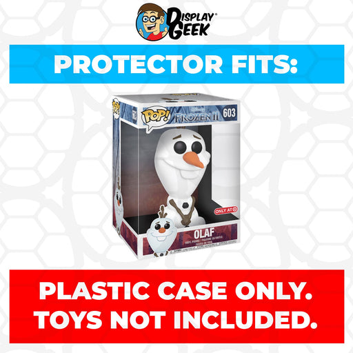 Pop Protector for 10 inch Olaf Frozen 2 #603 Jumbo Funko Pop - Just $16.99! Shop now at Retro Gaming of Denver