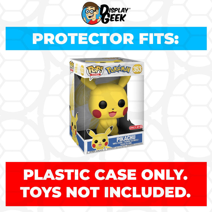 Pop Protector for 10 inch Pikachu #353 Jumbo Funko Pop - Just $16.99! Shop now at Retro Gaming of Denver