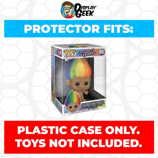 Pop Protector for 10 inch Rainbow Troll #09 Jumbo Funko Pop - Just $16.99! Shop now at Retro Gaming of Denver