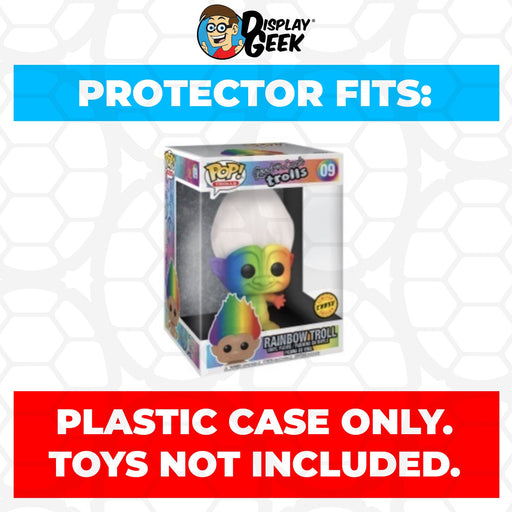 Pop Protector for 10 inch Rainbow Troll Chase #09 Jumbo Funko Pop - Just $16.99! Shop now at Retro Gaming of Denver