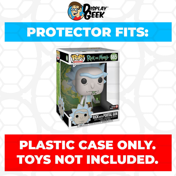 Pop Protector for 10 inch Rick with Portal Gun #665 Jumbo Funko Pop - Just $16.99! Shop now at Retro Gaming of Denver