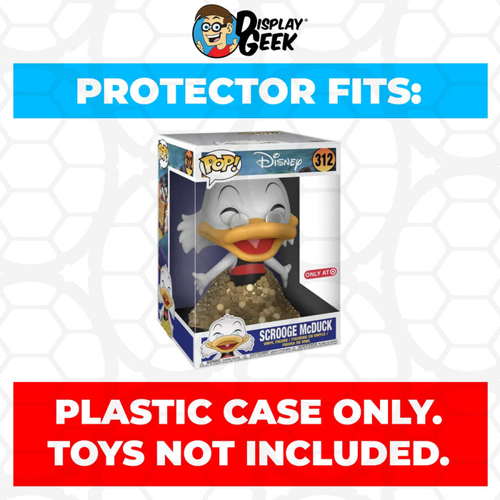 Pop Protector for 10 inch Scrooge McDuck Swimming in Gold #312 Jumbo Funko Pop - Just $16.99! Shop now at Retro Gaming of Denver