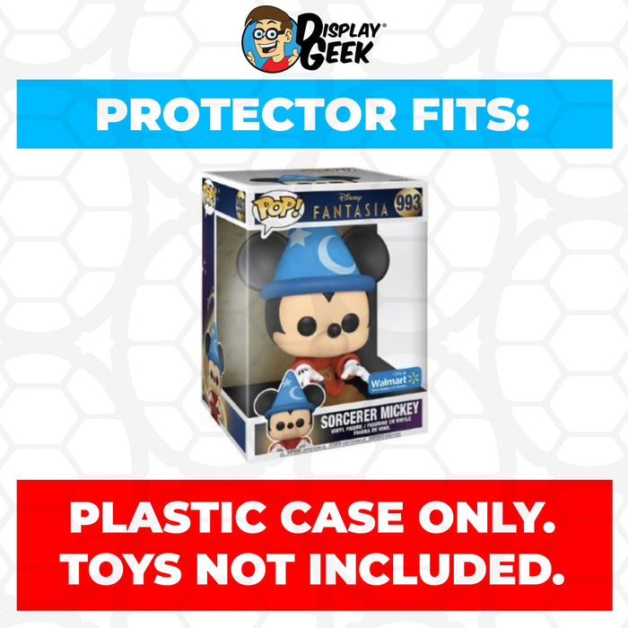 Pop Protector for 10 inch Sorcerer Mickey #993 Jumbo Funko Pop - Just $16.99! Shop now at Retro Gaming of Denver