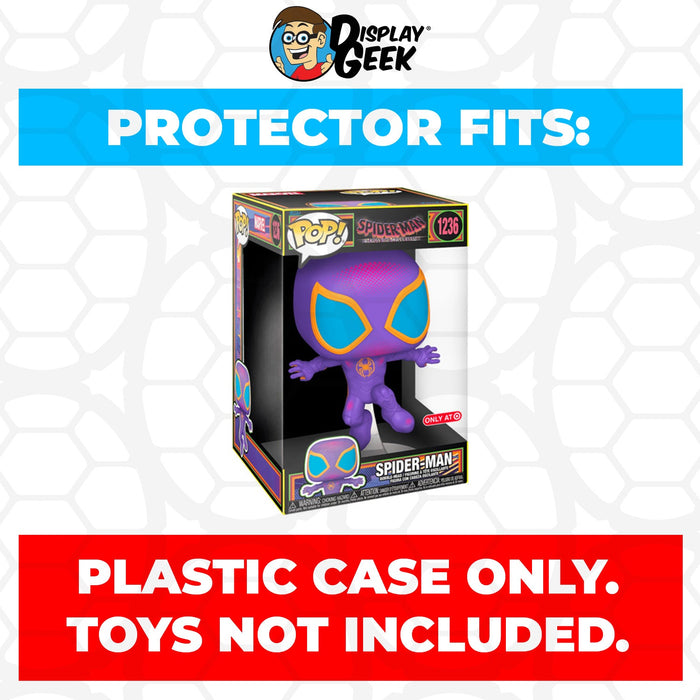 Pop Protector for 10 inch Spider-Man Blacklight #1236 Jumbo Funko Pop - Just $16.99! Shop now at Retro Gaming of Denver