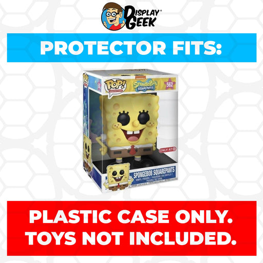 Pop Protector for 10 inch Spongebob Squarepants #562 Jumbo Funko Pop - Just $16.99! Shop now at Retro Gaming of Denver