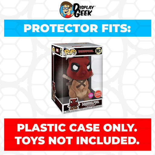 Pop Protector for 10 inch Squirrelpool Flocked #967 Jumbo Funko Pop - Just $16.99! Shop now at Retro Gaming of Denver