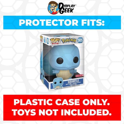 Pop Protector for 10 inch Squirtle #505 Jumbo Funko Pop - Just $16.99! Shop now at Retro Gaming of Denver