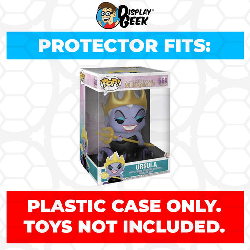 Pop Protector for 10 inch Ursula Glow in the Dark #569 Jumbo Funko Pop - Just $16.99! Shop now at Retro Gaming of Denver