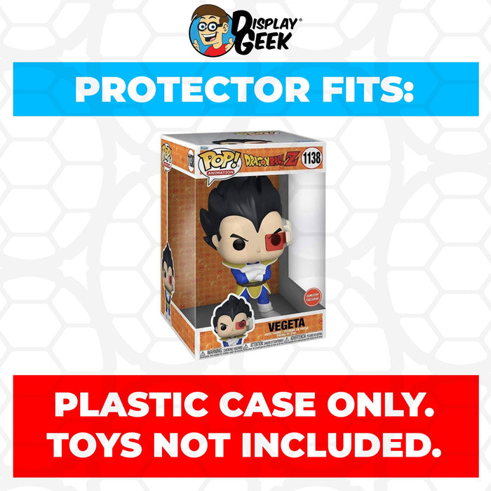 Pop Protector for 10 inch Vegeta #1138 Jumbo Funko Pop - Just $16.99! Shop now at Retro Gaming of Denver