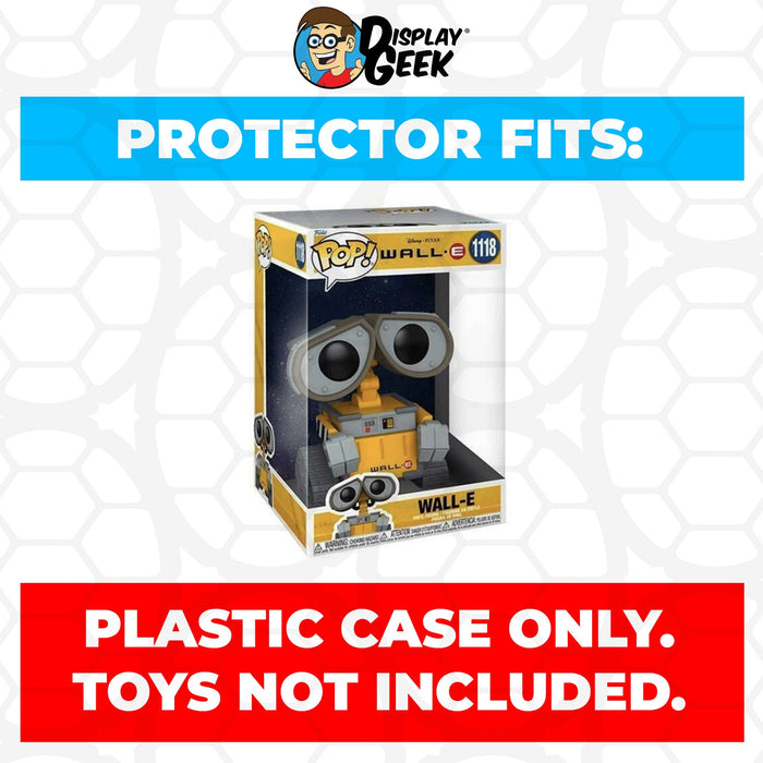 Pop Protector for 10 inch Wall-E #1118 Jumbo Funko Pop - Just $16.99! Shop now at Retro Gaming of Denver