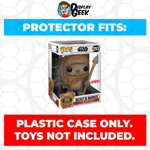 Pop Protector for 10 inch Wicket W. Warrick #293 Jumbo Funko Pop - Just $16.99! Shop now at Retro Gaming of Denver