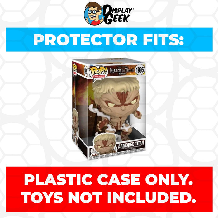 Pop Protector for 10 inch Armored Titan Jumbo Size #1995 Jumbo Size Funko Pop - for just $16.99! 