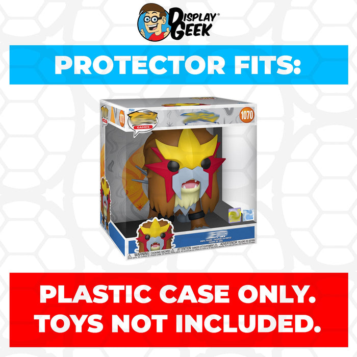 Pop Protector for 10 inch Entei SDCC #1070 Jumbo Size Funko Pop - for just $17.99! 
