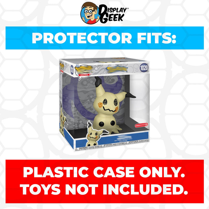 Pop Protector for 10 inch Mimikyu #1020 Jumbo Size Funko Pop - for just $19.99! 