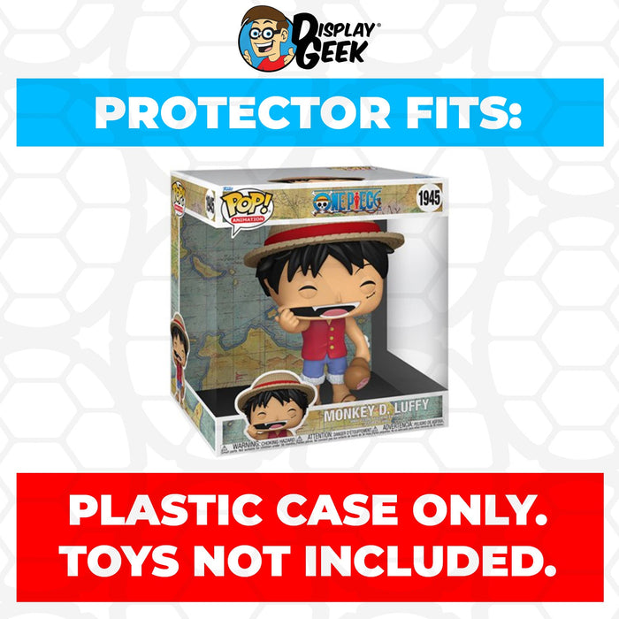 Pop Protector for 10 inch Monkey D. Luffy with Meat #1945 Jumbo Size Funko Pop - for just $19.99! 