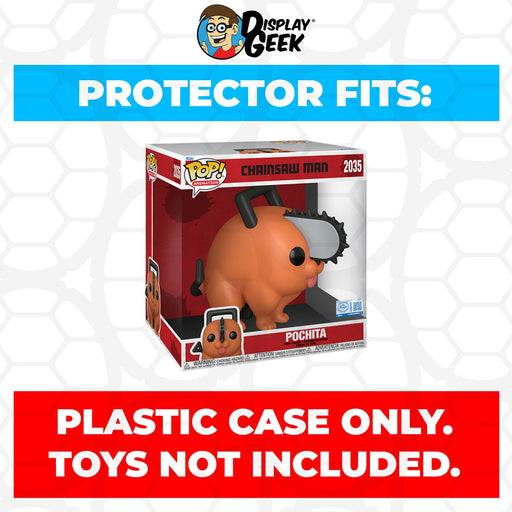 Pop Protector for 10 inch Pochita #2035 Jumbo Size Funko Pop - for just $17.99! 
