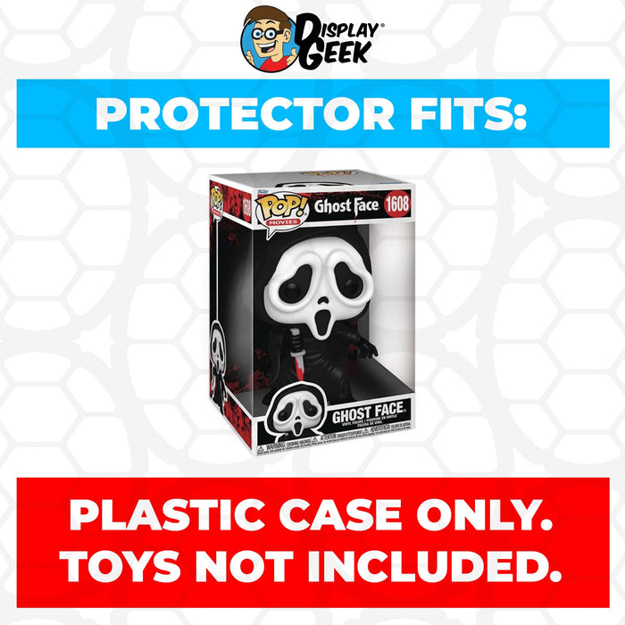 Pop Protector for 10 inch Ghost Face #1608 Jumbo Funko Pop - Just $16.99! Shop now at Retro Gaming of Denver