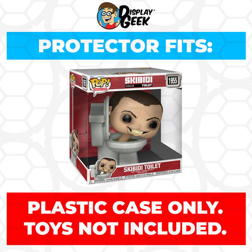 Pop Protector for 10 inch Skibidi Toilet #1955 Jumbo Funko Pop - for just $19.99! 