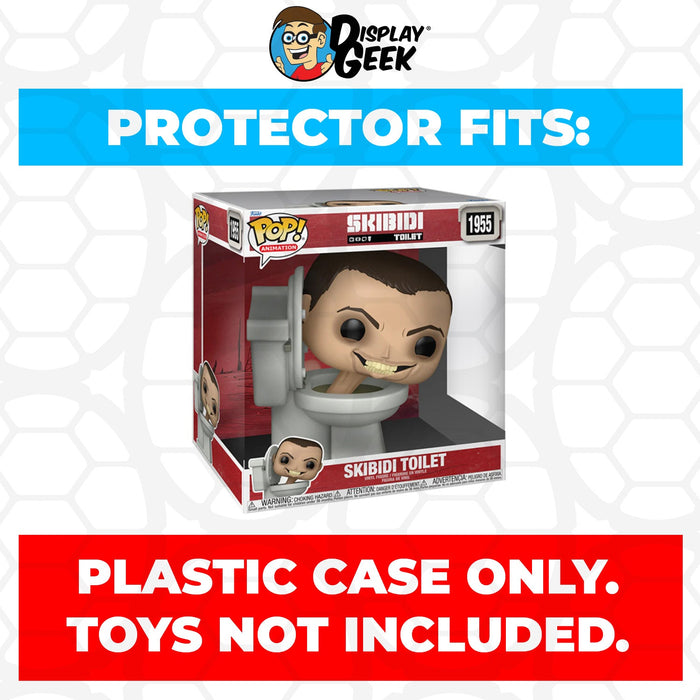 Pop Protector for 10 inch Skibidi Toilet #1955 Jumbo Funko Pop - for just $19.99! 