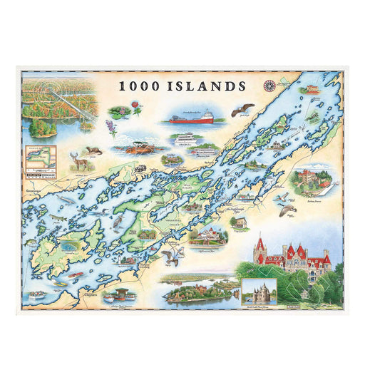 1000 Islands 1000 Piece Jigsaw Puzzle Xplorer Maps - for just $24.99! 